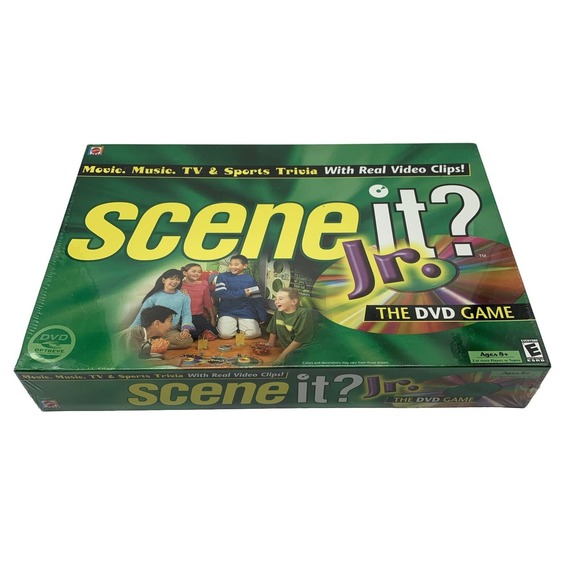 Scene It Jr. the DVD Movie Trivia Family Game Night Ages 8+, Brand New & Sealed - Picture 1 of 3